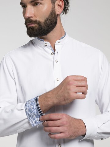 SPIETH & WENSKY Regular fit Klederdracht overhemd 'Berko' in Wit