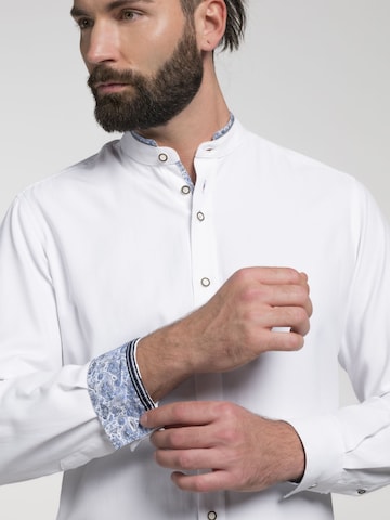 Coupe regular Chemise folklorique 'Berko' SPIETH & WENSKY en blanc