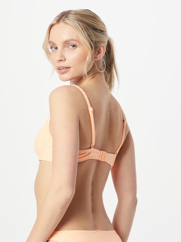 Hunkemöller Bustier Bikinitoppi 'Gili' värissä oranssi