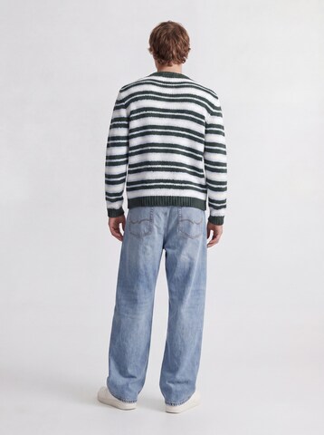 JACK & JONES Svetr 'JORSALAMANCO' – bílá
