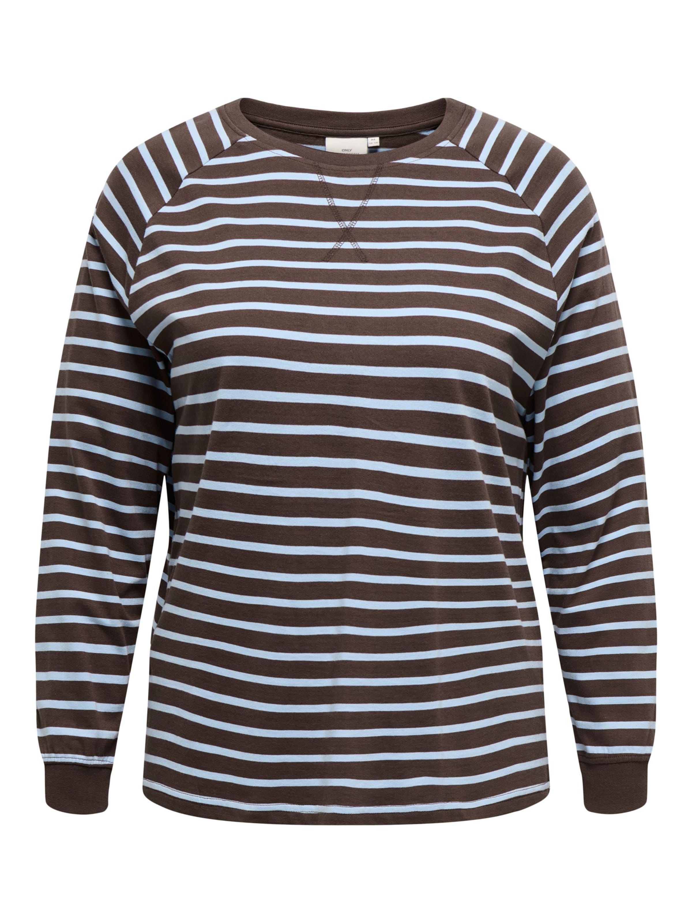 ONLY Carmakoma - Camiseta 'CARKeep' en marrón: frente