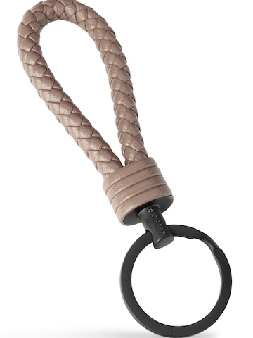 SERASAR Schlüsselanhänger 'Strong' in Beige: Vorderseite