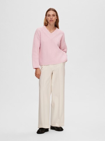 SELECTED FEMME Pullover in Pink