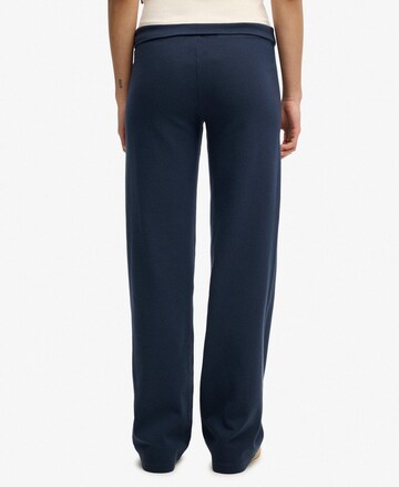 Wide Leg Pantalon de sport 'Athletic Essentials' Superdry & Co en bleu