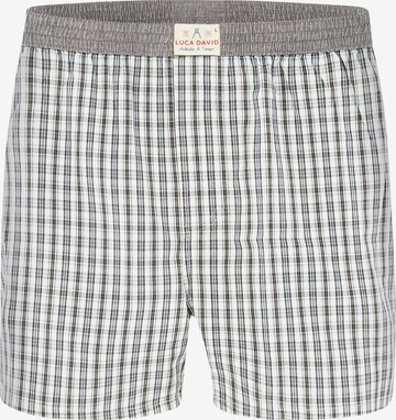 Luca David Boxershorts 'Olden Glory' in Beige