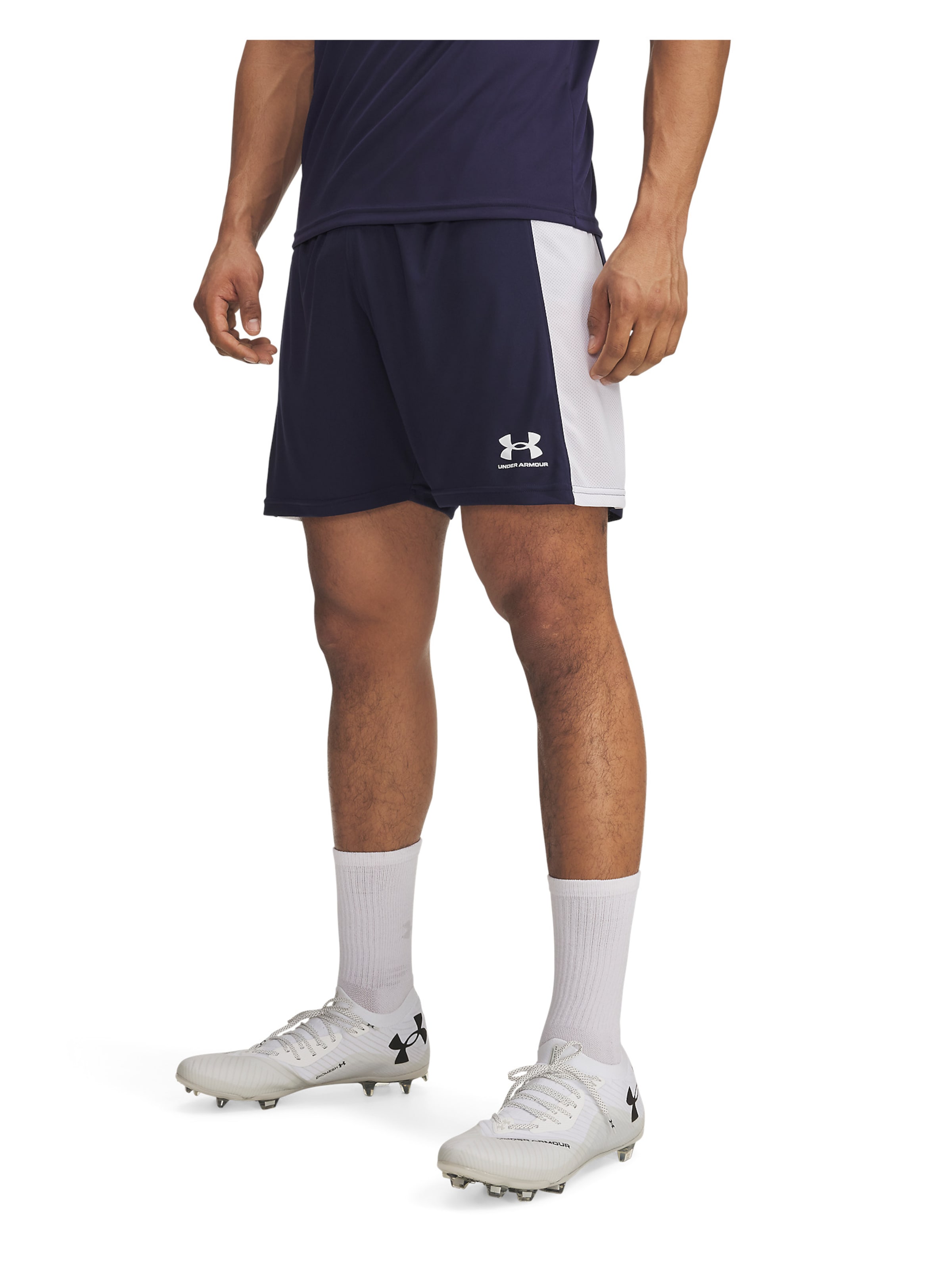 zils UNDER ARMOUR Standarta Sporta bikses 'Challenger': no priekšpuses