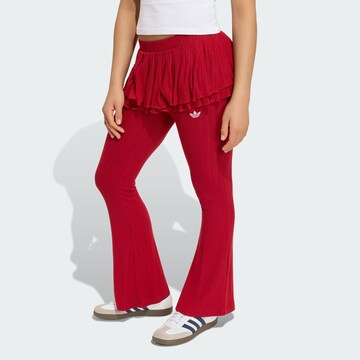 ADIDAS ORIGINALS Flared Leggings in Rot: Vorderseite