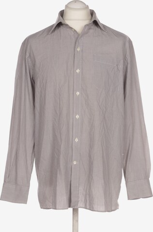 Charles Vögele Button Up Shirt in XL in Grey: front