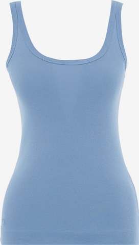 Organication Top in Blue: front