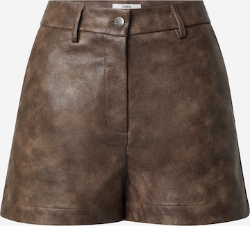 RÆRE by Lorena Rae Regular Shorts in Braun: Vorderseite