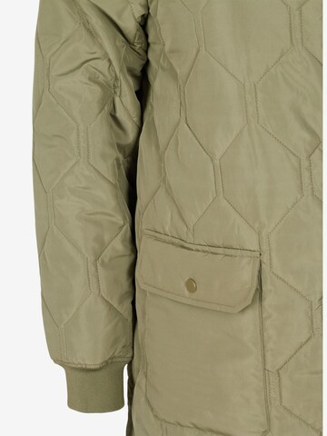 Zizzi Between-Season Jacket in Green