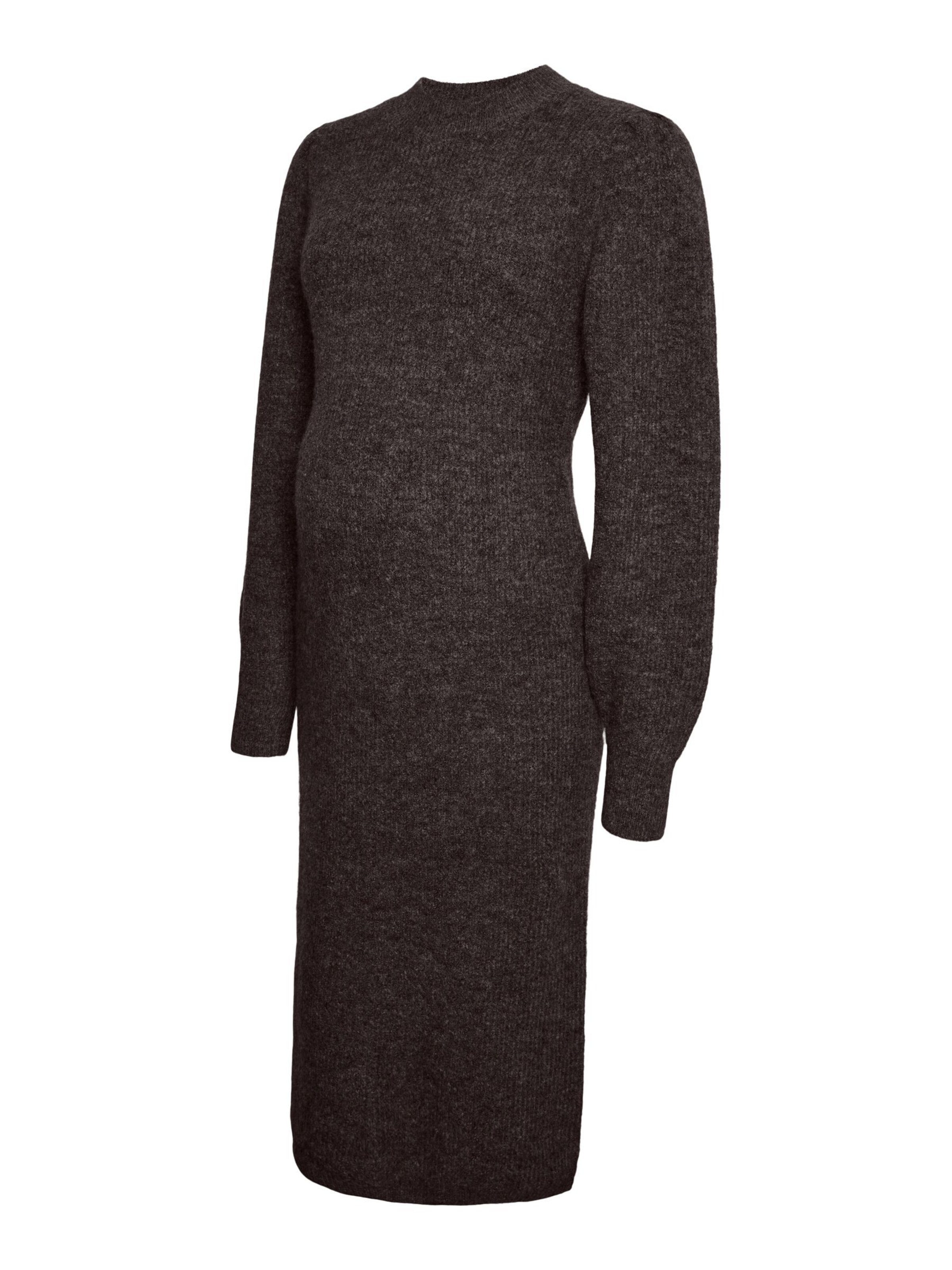 Vero Moda Maternity Strikkjole 'VILLA' i XL i brun, Produktvisning
