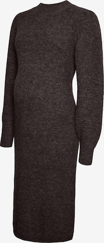 Vero Moda Maternity Strikkjole 'VILLA' i brun: forside