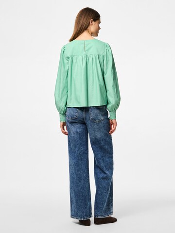 PIECES Blouse 'SARAH' in Groen