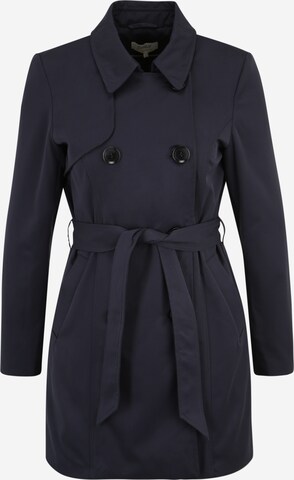 Only Petite Between-Seasons Coat 'VALERIE' in Blue: front