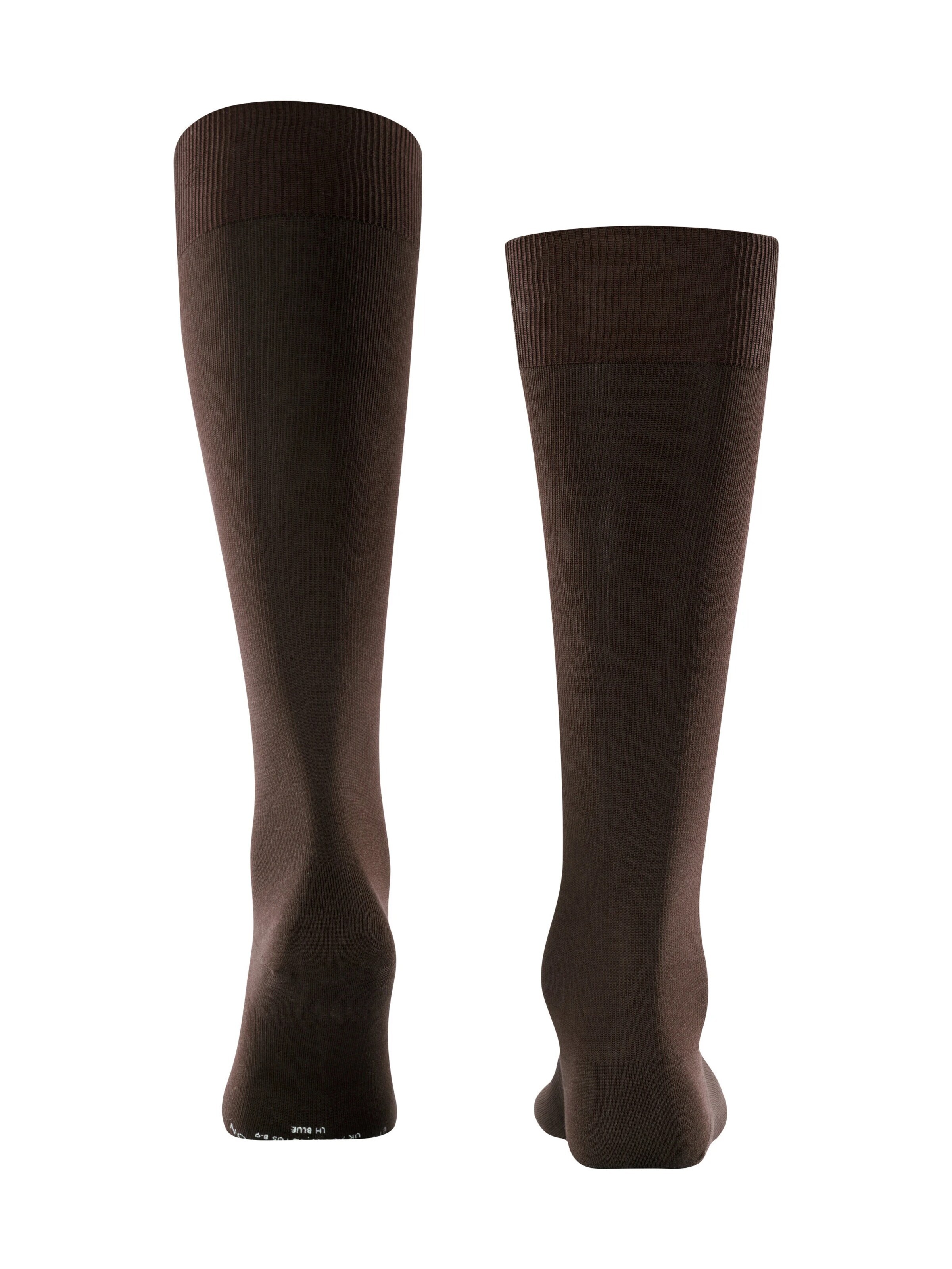 FALKE Knee High Socks 'Energizing Cotton' in Brown