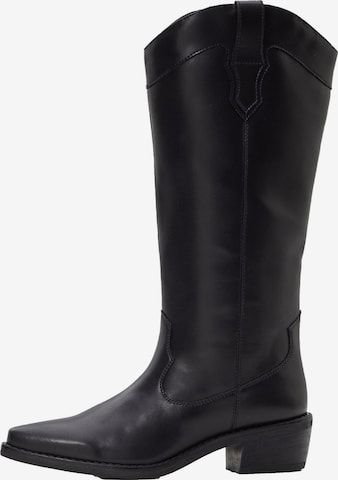 bonprix Cowboystiefel in Schwarz: Vorderseite