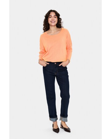SAINT TROPEZ Pullover 'Mila' in Orange