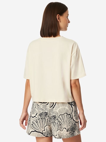 Chemise de nuit 'Mix Relax' SCHIESSER en blanc