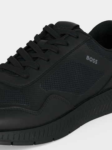 Baskets basses 'Titanium' BOSS en noir