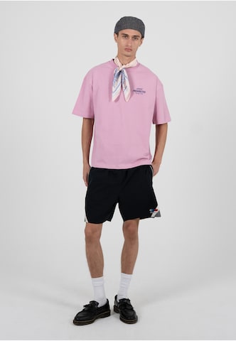 T-Shirt 'In A Rush' Prohibited en rose