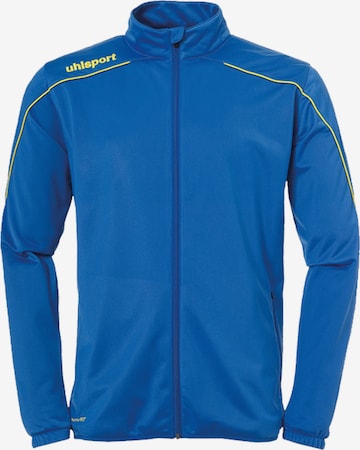 UHLSPORT Athletic Jacket in Blue: front