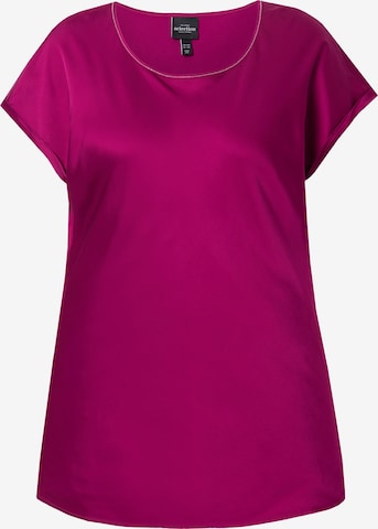 Chemisier Ulla Popken en rose : devant