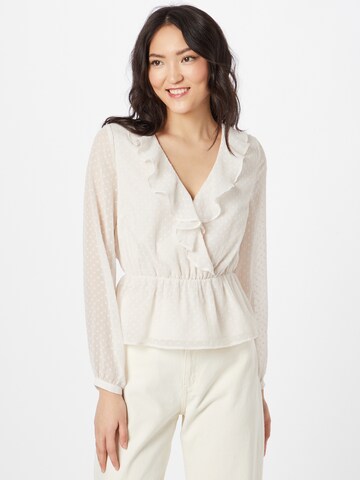 ABOUT YOU Blouse 'Enie' in Wit: voorkant