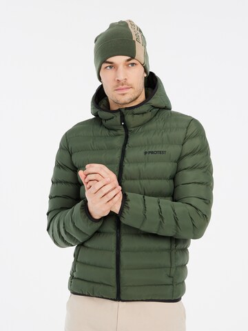 PROTEST Winter jacket 'PRTBASSO' in Green: front