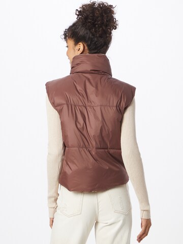 Gilet 'NMAles' di Noisy may in marrone