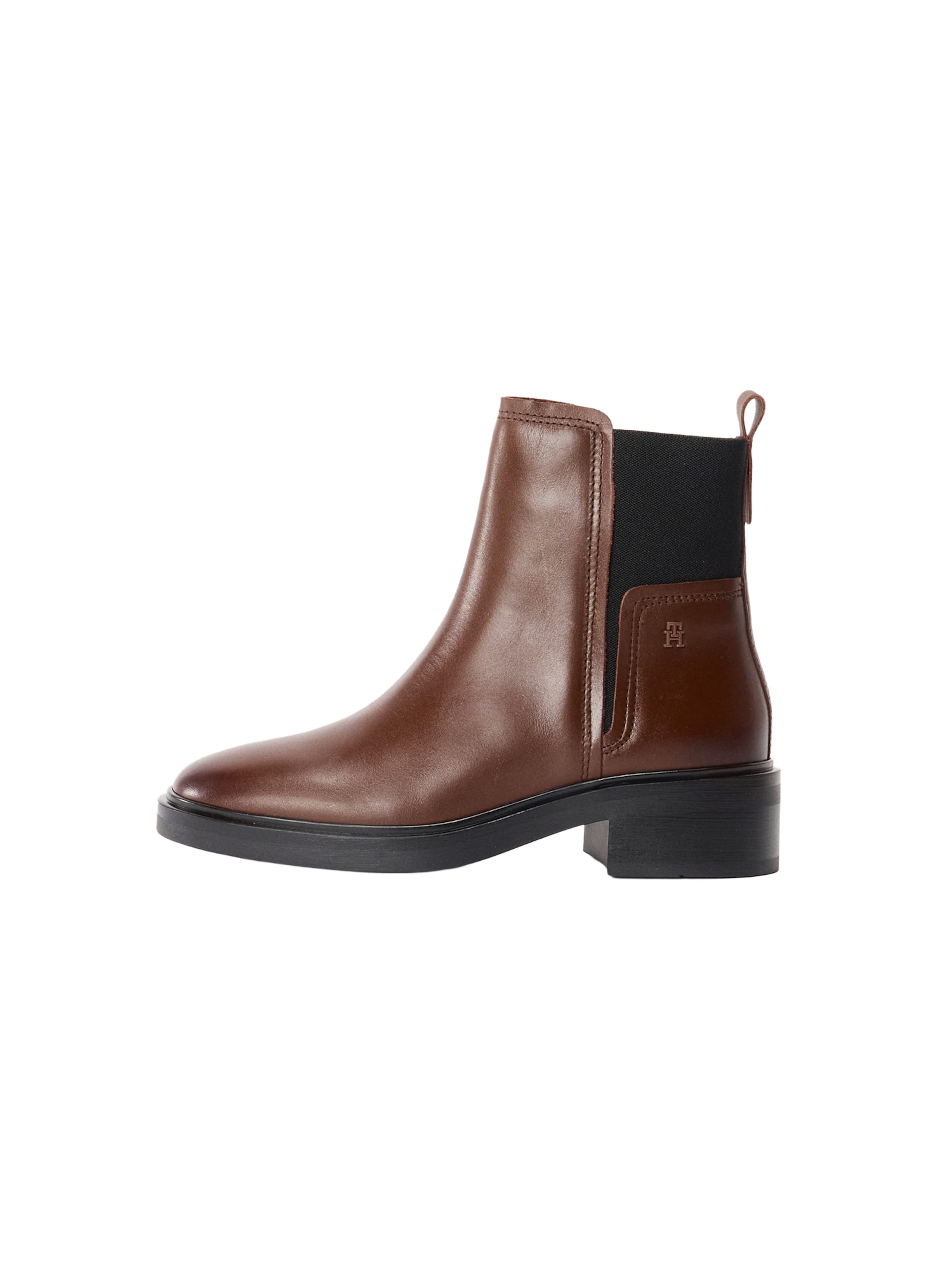 TOMMY HILFIGER Chelsea boots in Bruin: voorkant