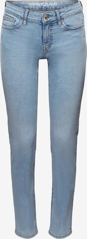 ESPRIT Slimfit Jeans in Blauw: voorkant