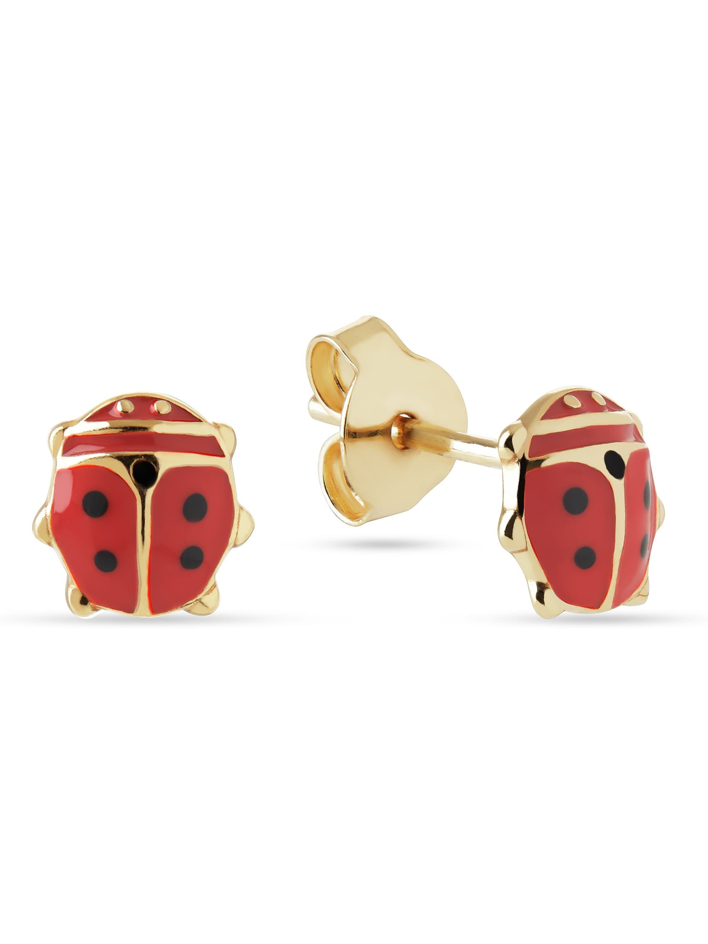 FAVS Little Friends Earrings in Gold: front