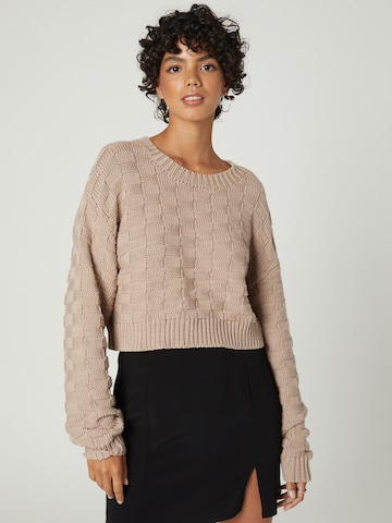 Pullover 'Doro' di A LOT LESS in beige