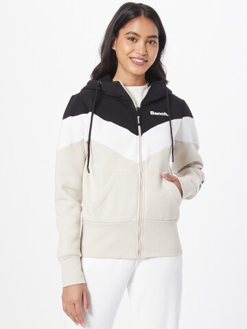 BENCH Zip-Up Hoodie 'DELANIE' in Mixed colors: front