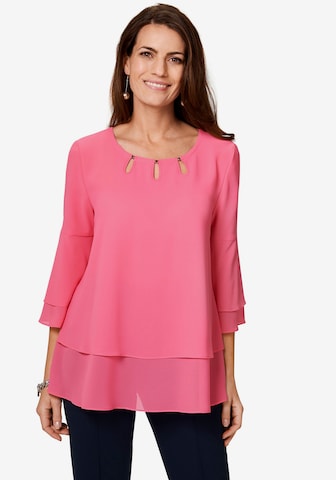 Select By Hermann Lange Blouse in Pink: front