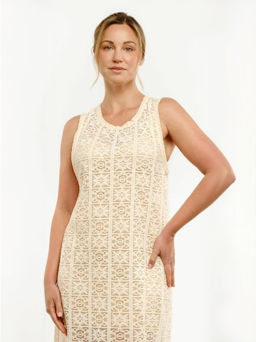 Liberte Essentiel - Vestido ' ANN ' em branco: frente