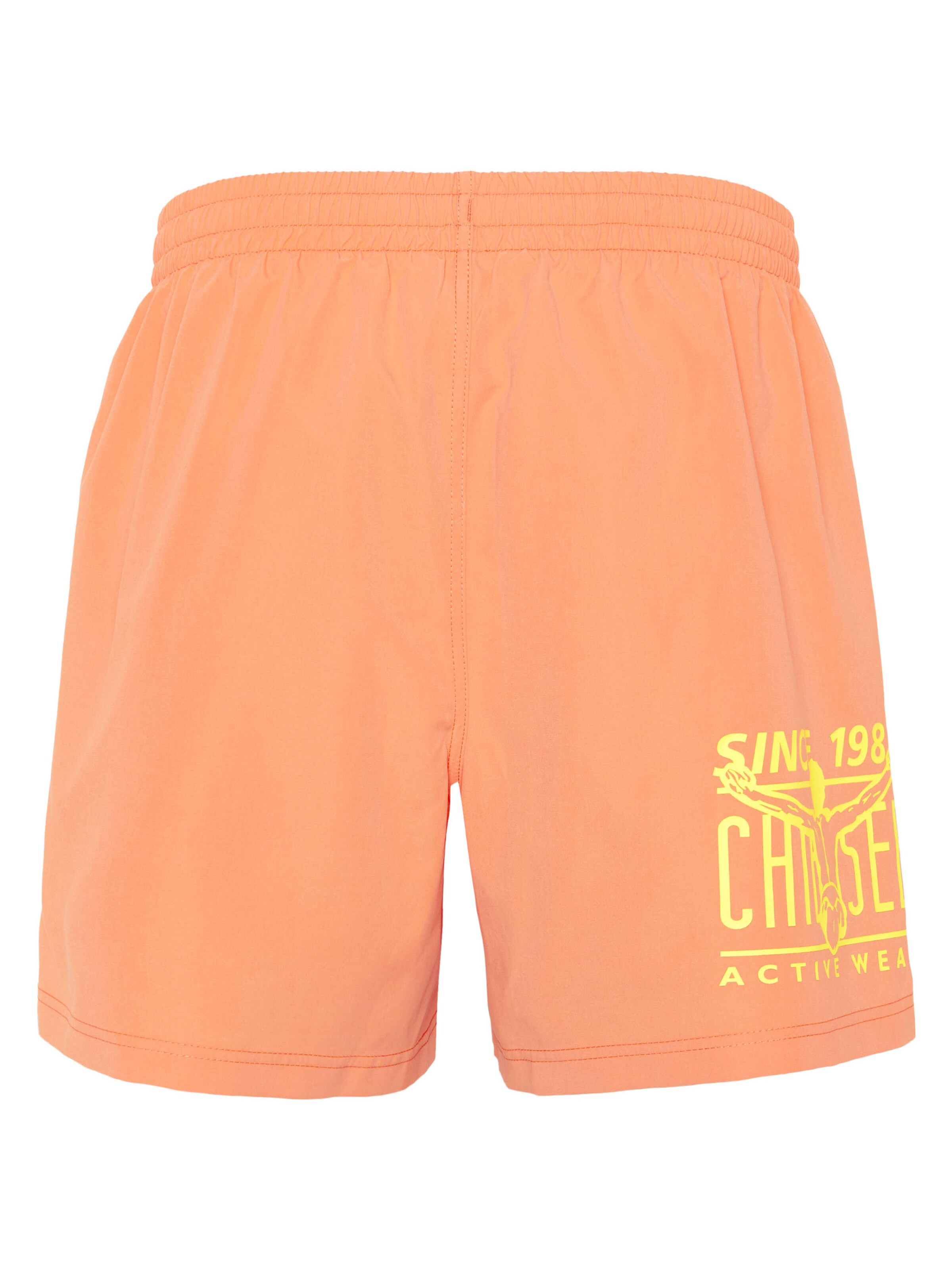 CHIEMSEE Athletic Swim Trunks in Orange