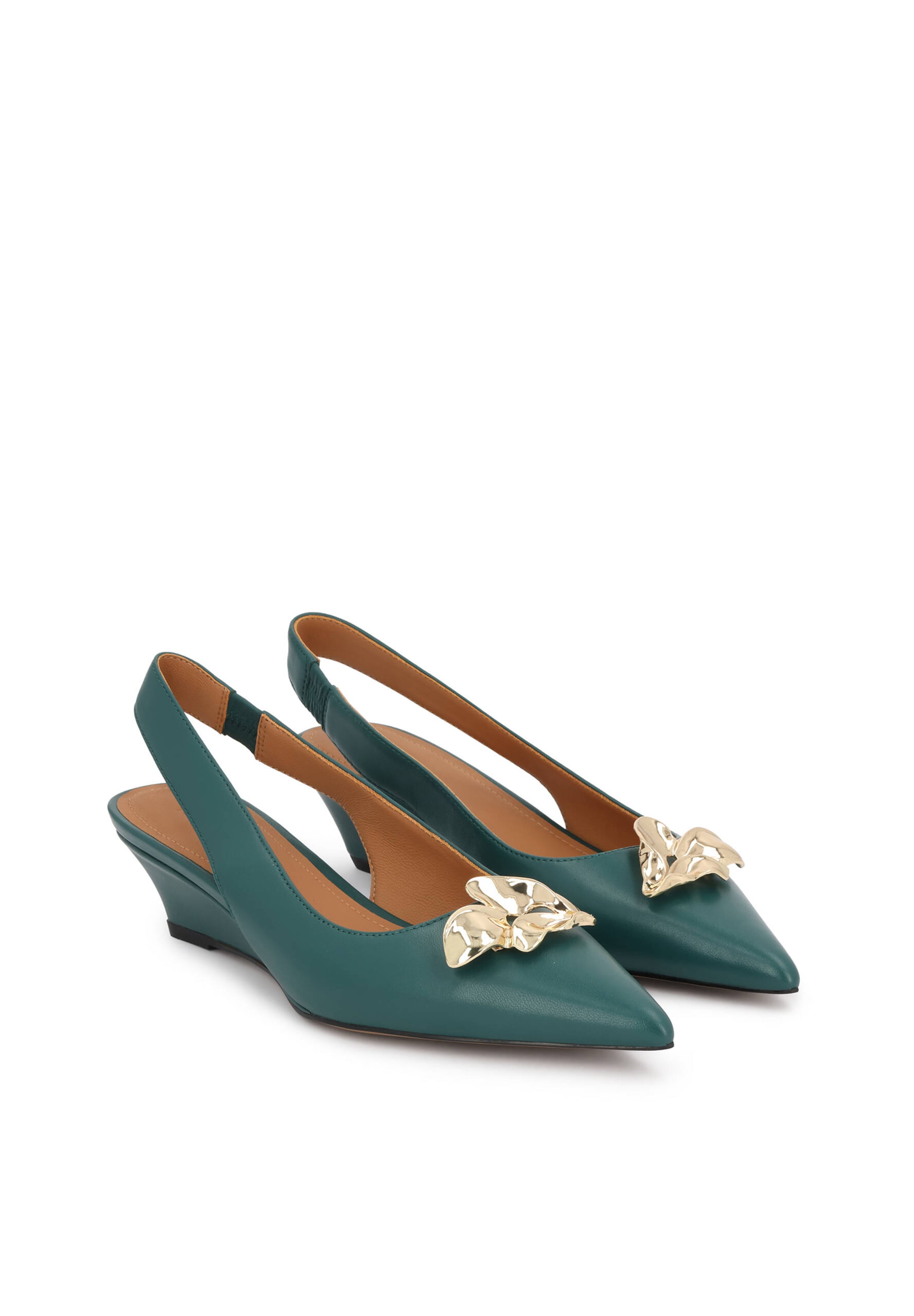 Kazar Slingpumps in Groen