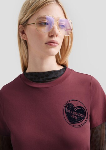 T-shirt QS en rouge