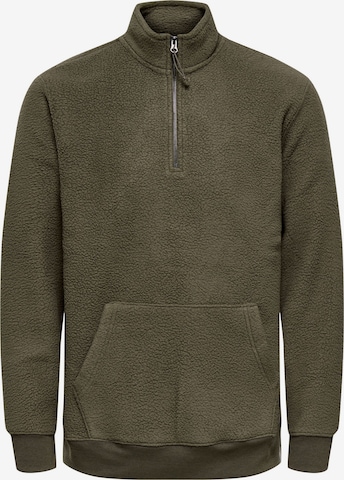 Only & Sons Pullover 'EMILIO ' in Braun: Vorderseite