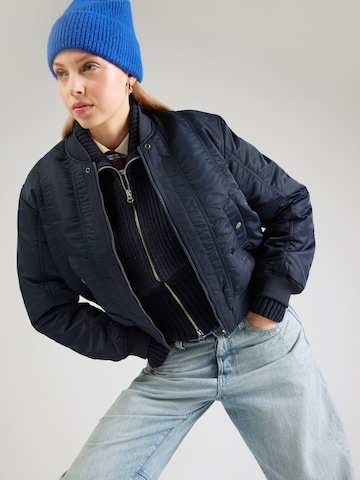 G-STAR Демисезонная куртка в Синий: спереди