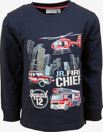 SALT AND PEPPER Sweatshirt 'Heroes' in Blau: predná strana