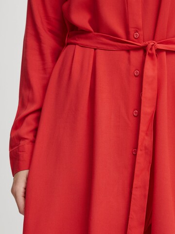 Robe-chemise 'Main' ICHI en rouge