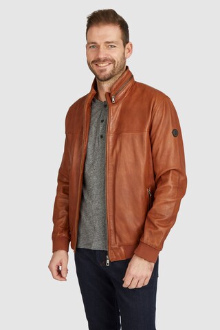 bugatti Between-Season Jacket 'BUFabiano' in Brown: front