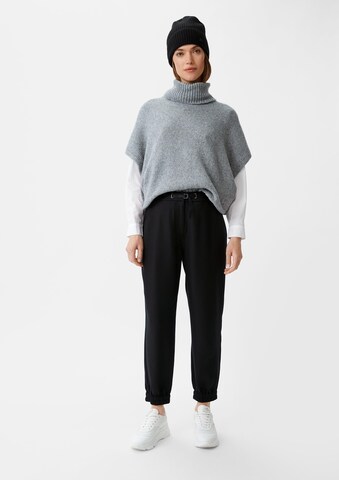 comma casual identity Tapered Broek in Zwart