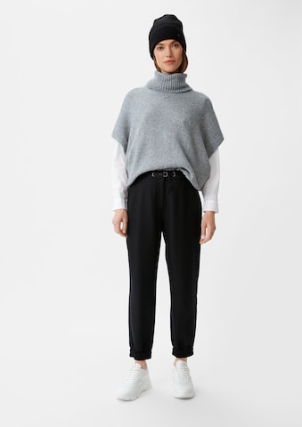 comma casual identity Tapered Trousers in Black