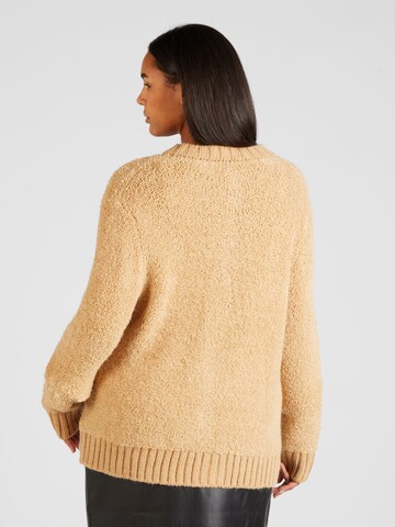 Persona by Marina Rinaldi Knit Cardigan 'MALDIVE' in Beige