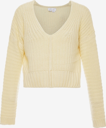 Pull-over BLONDA en jaune : devant