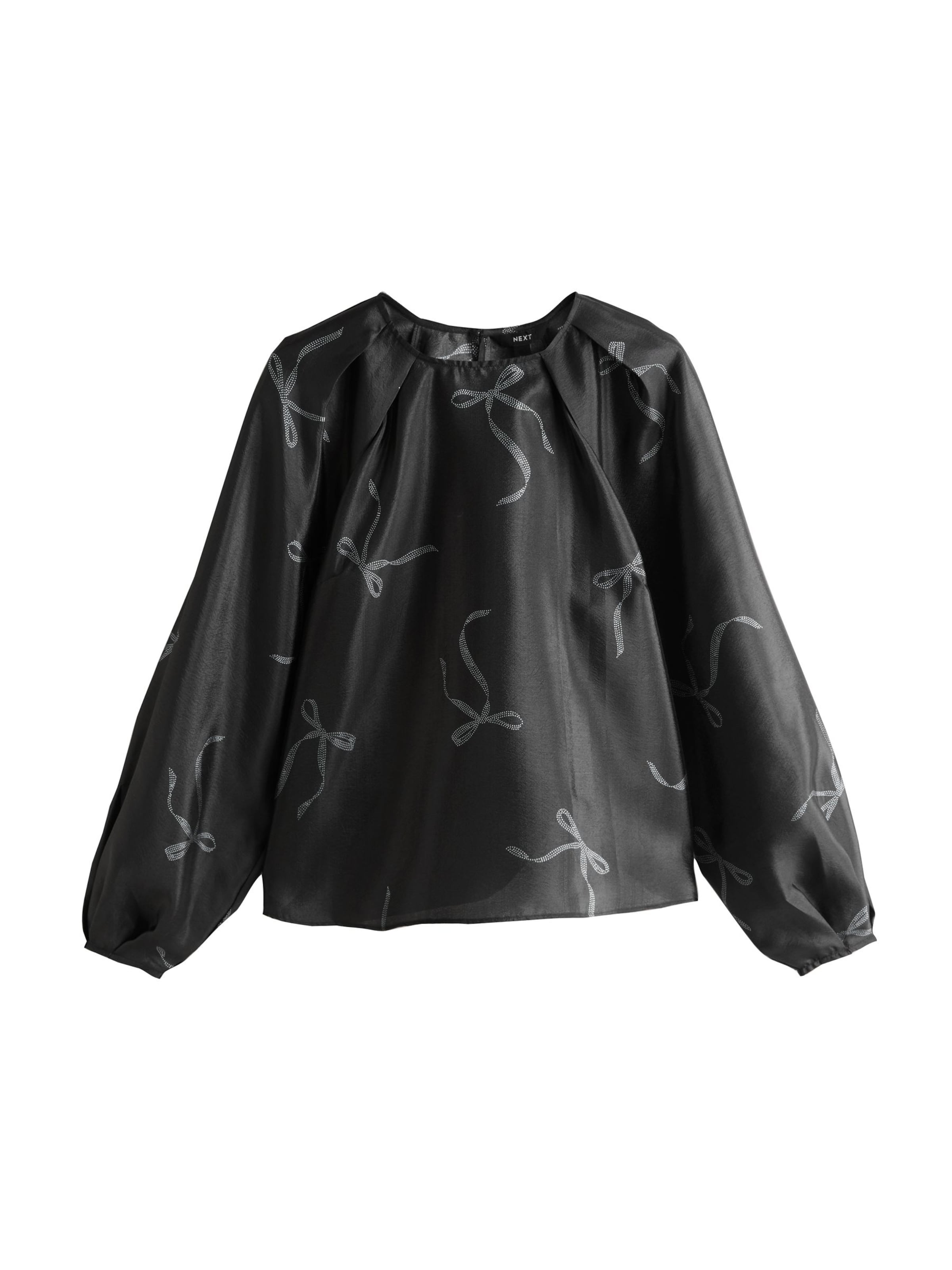 Next Bluse in Schwarz: Vorderseite